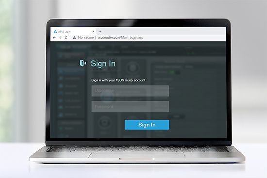 Login into Asus Router